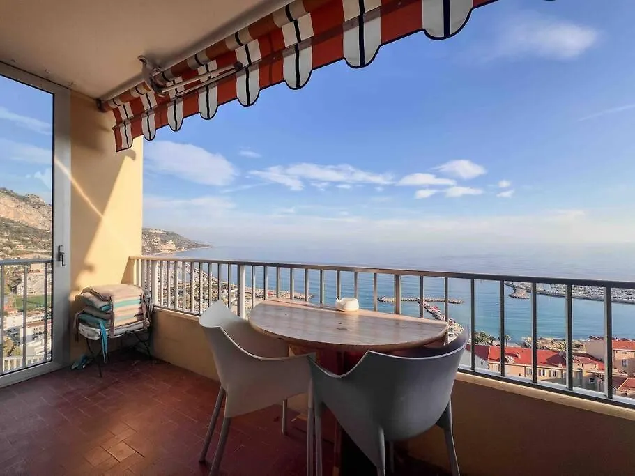 Menton - Vue Panoramique Exceptionnelle ! 4Pers Lejlighed