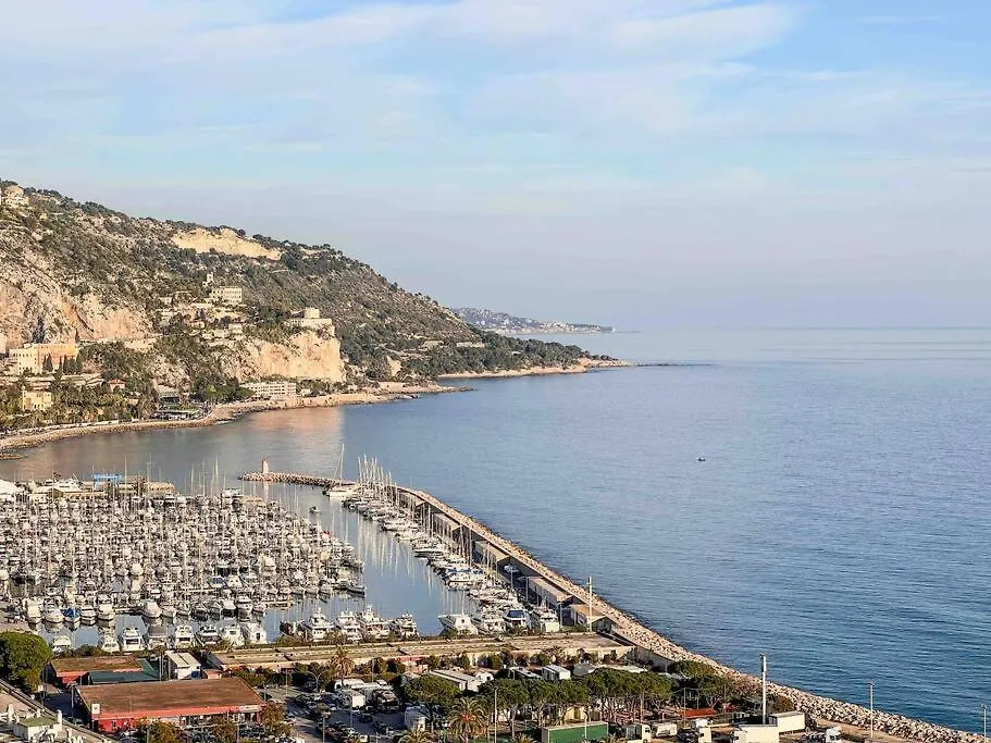Menton - Vue Panoramique Exceptionnelle ! 4Pers Lejlighed