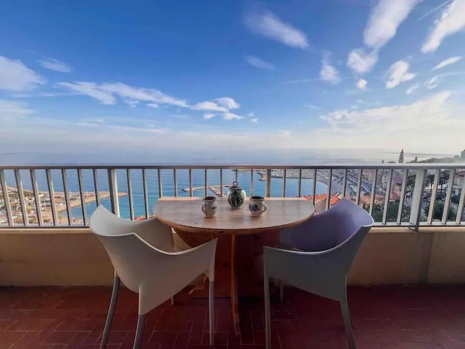 Menton - Vue Panoramique Exceptionnelle ! 4Pers Lejlighed